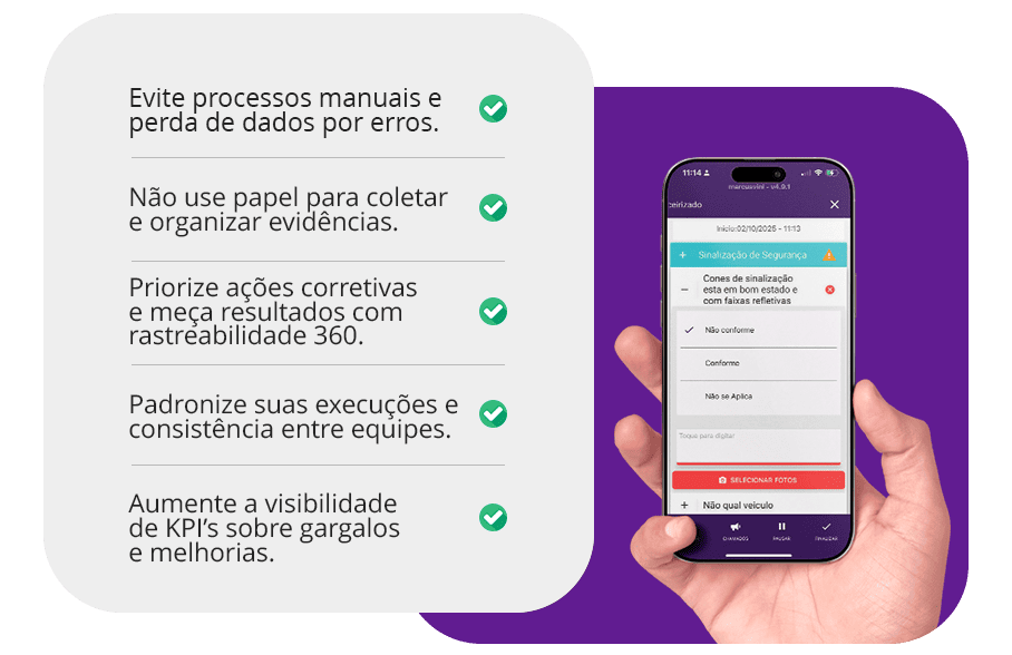 Evite processos manuais e perda de dados por erros